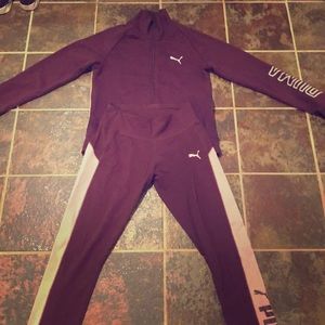 Puma Purple Track Suit